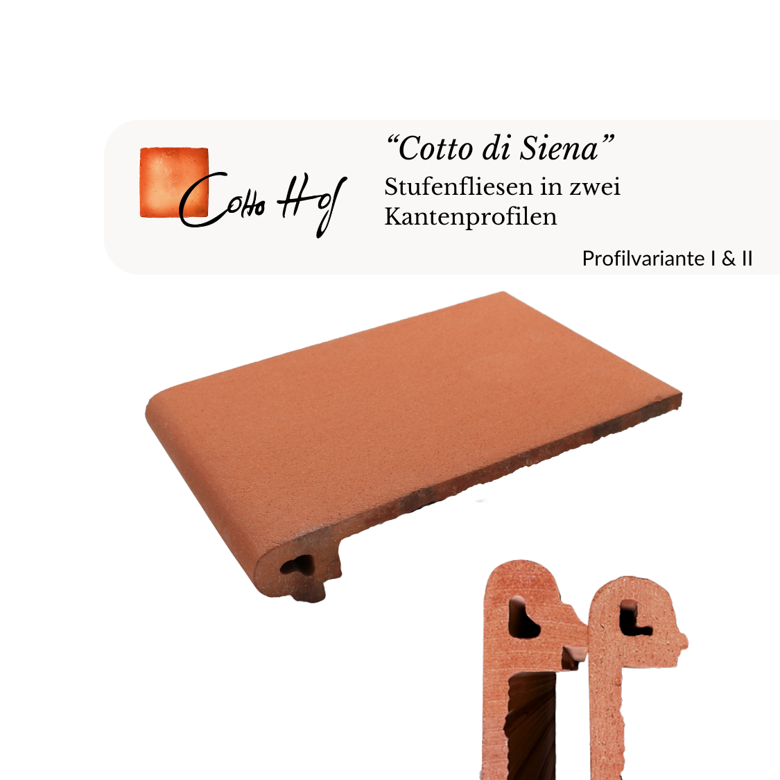 Impruneta Cotto di Siena – Stufen