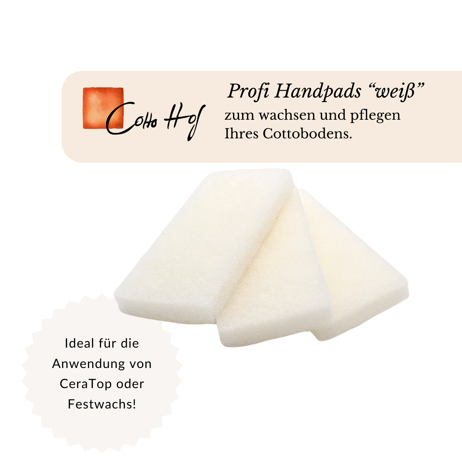Profi-Handpad zum Wachsen & Pflegen